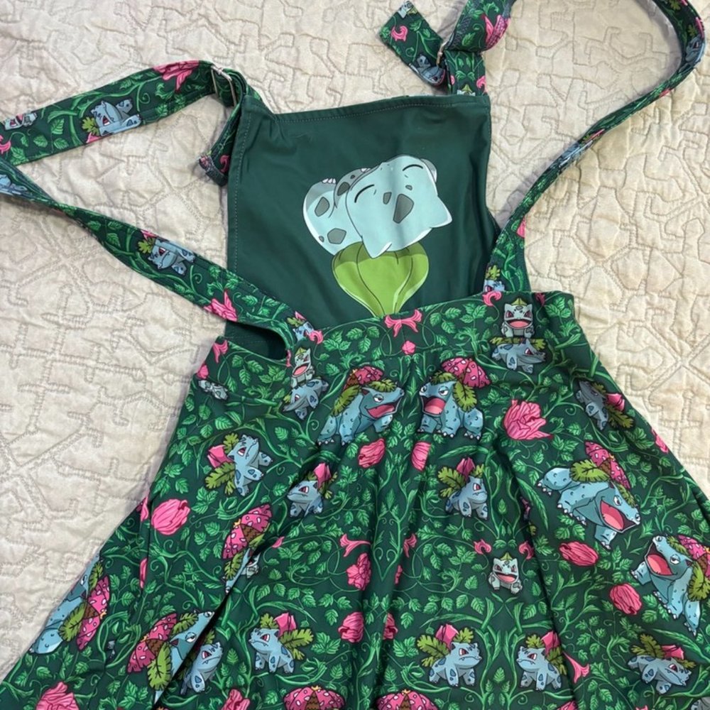 Bulbasaur Pokemon BlackMilk Apron Dress